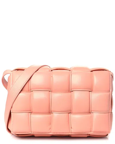 Bottega Veneta Peach Nappa Leather Maxi Padded Cassette Crossbody (authentic  Pre-loved) In Pink
