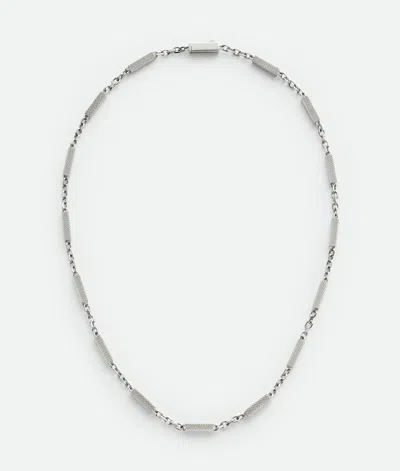Bottega Veneta Pen Chain Halskette In Silver