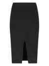 Bottega Veneta Black Terry Fabric Skirt
