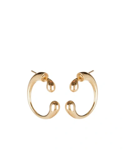 Bottega Veneta Pendant Earrings In Gold