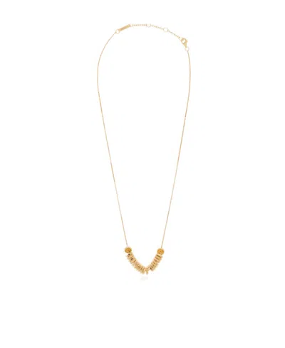 Bottega Veneta Pendant Necklace In Gold