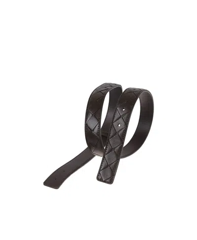 Bottega Veneta Perforated Belt In Brown