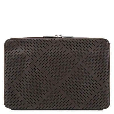 Pre-owned Bottega Veneta Perforated Document Case 578151 Vmav0 2139 In Brown