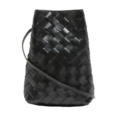 Bottega Veneta Phone Holder In Black