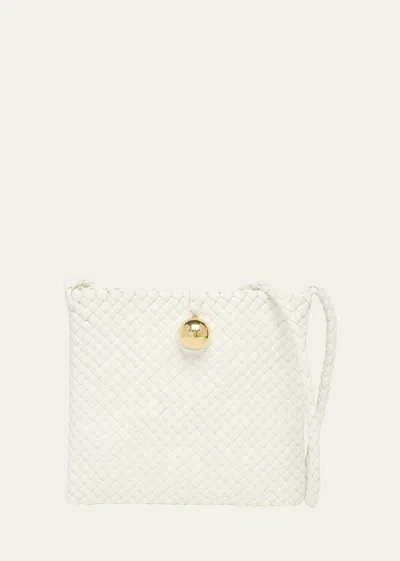 Bottega Veneta Phone Pouch Bag On Strap In White