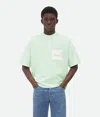 Bottega Veneta Pima Cotton Jersey Oversized T-shirt In Dewdrop