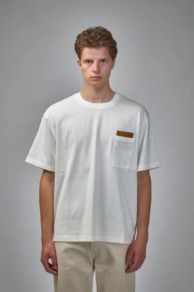 Bottega Veneta Pima Cotton Jersey T-shirt In White