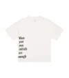 Bottega Veneta T-shirt Aus Pima Baumwolljersey Mit Kampagnen-print In White