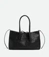 Bottega Veneta Pinacoteca Medium Leather Tote Bag In Black