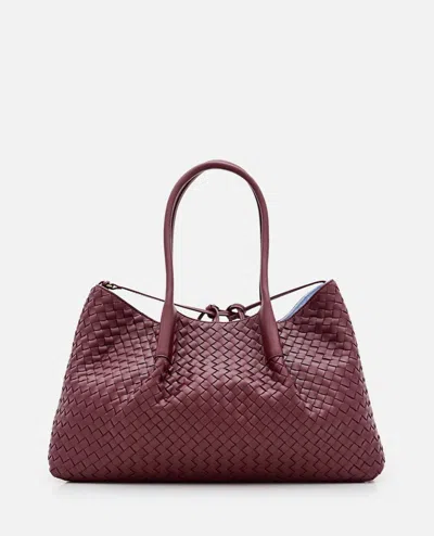 Bottega Veneta Pinacoteca Large Black And Brown Tote Bag -