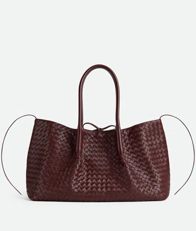 Bottega Veneta Leather Pinacoteca Tote Bag In Yellow