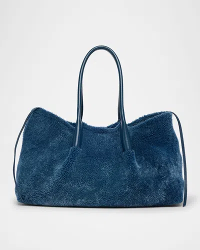BOTTEGA VENETA PINACOTECA REVERSIBLE SHEARLING TOTE BAG