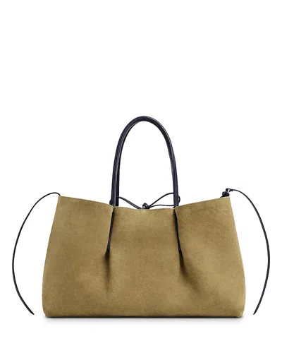 Bottega Veneta Pinacoteca Reversible Tote In Green