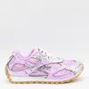Bottega Veneta Orbit Low-top Mesh Sneakers In Pink
