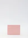 Bottega Veneta Pink Intrecciato Card Holder