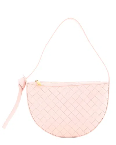 Bottega Veneta Pink Intrecciato Leather Sunrise Shoulder Bag Mini (authentic  Pre-loved)