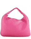 Bottega Veneta Pink Intrecciato Nappa Hobo Maxi (authentic Pre-loved)