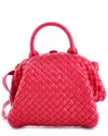 Bottega Veneta Pink Intrecciato Nappa Padded Handle Tote Mini (authentic Pre-  Loved)