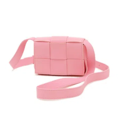 Pre-owned Bottega Veneta Pink Intrecciato Shoulder Bag ()