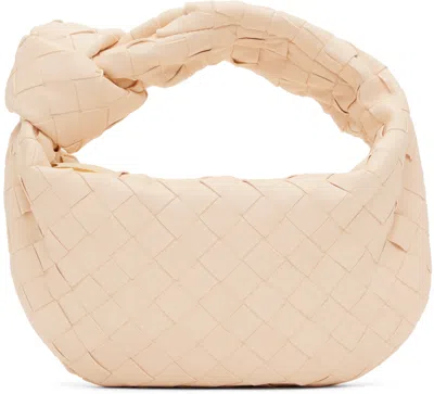 Bottega Veneta Mini Woven Leather Shoulder Bag In Pink