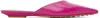 Bottega Veneta Pink Point Slippers In 5148 Hollyhock