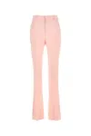 Bottega Veneta Notebook-pattern Flared Pants In Pink