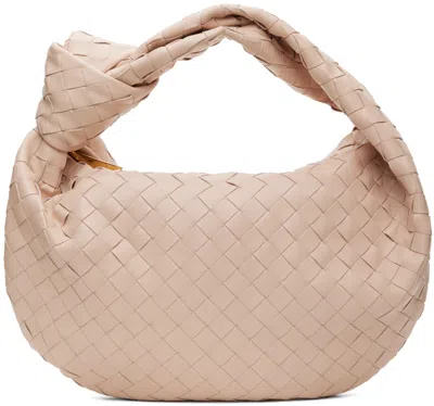 Bottega Veneta Pink Teen Jodie Bag In 6917 Lotus Gold