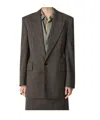 Bottega Veneta Pinstripe Jacket In Black