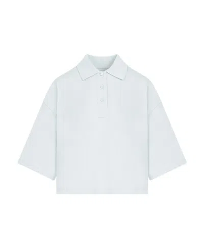 BOTTEGA VENETA BOTTEGA VENETA COLLARED SHORT-SLEEVE CROPPED POLO SHIRT
