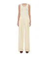 Bottega Veneta Cotton Silk Trousers In White