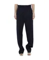 Bottega Veneta Twill Low Crotch Pants In Black