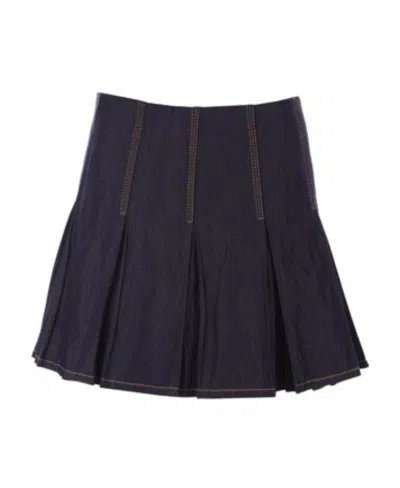 BOTTEGA VENETA BOTTEGA VENETA PLEATED MINI SKIRT