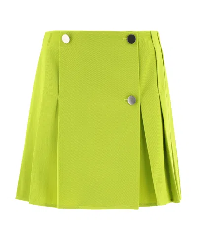 BOTTEGA VENETA BOTTEGA VENETA HIGH WAIST PLEATED MINI SKIRT