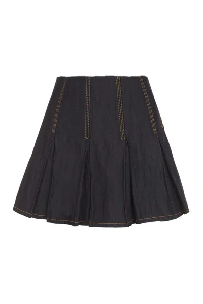 BOTTEGA VENETA BOTTEGA VENETA PLEATED MINI SKIRT