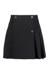 BOTTEGA VENETA BOTTEGA VENETA PLEATED MINI SKIRT