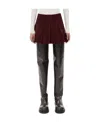 Bottega Veneta Pleated Miniskirt In Black