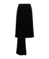 Bottega Veneta Women's Polyester Pant-skirt In Black