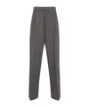Bottega Veneta Women's Wool Trousers In Black