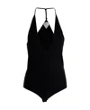 Bottega Veneta Plunge Neck Bodysuit