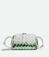Bottega Veneta Pochette Concert In Silver/fresh Mint
