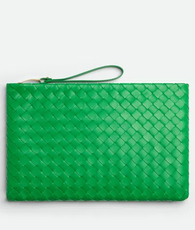 Bottega Veneta Large Pouch In Parakeet