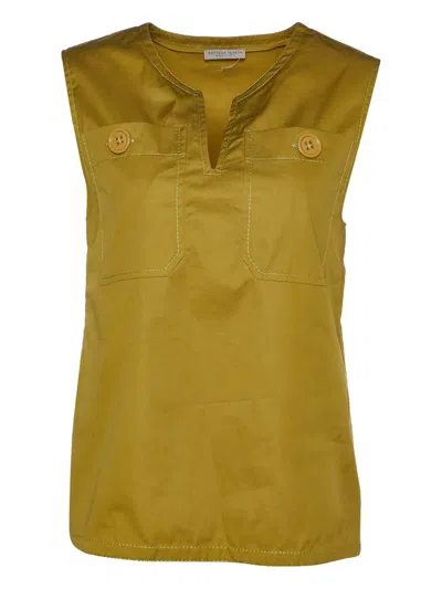 Pre-owned Bottega Veneta Pocket-detailed Blouse