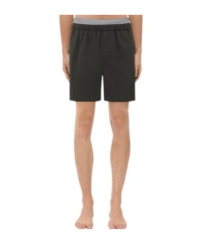 Bottega Veneta Pocket Details Swimming Trunks In Black