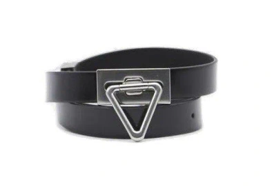 Bottega Veneta Point Lock Belt In Black