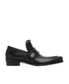 Bottega Veneta Pointed Loafer Shoes In Black