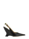 Bottega Veneta Women Pointed Slingback Pumps In Black