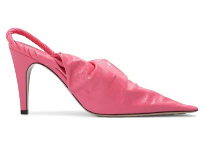 Pre-owned Bottega Veneta Pointed Toe Mules (women's) Sneakers In Pink