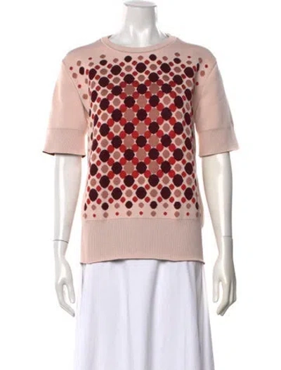 Pre-owned Bottega Veneta Polka Dot Print Crew Neck Sweater In Multicolor