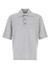Bottega Veneta Light Grey Melange T-shirt In Gray
