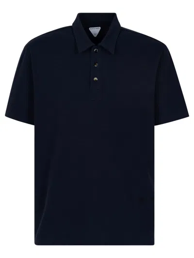 BOTTEGA VENETA CHINE COTTON PIQUÉ POLO